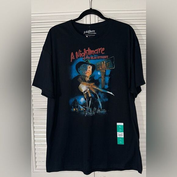 A Nightmare On Elm Street Freddy Poster Fade T-Shirt Size‎ XL - Picture 1 of 6